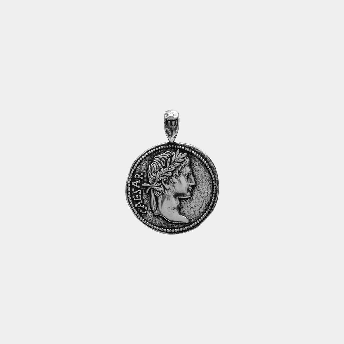 Augustus Pendant - Ancient Silver - Marcozo