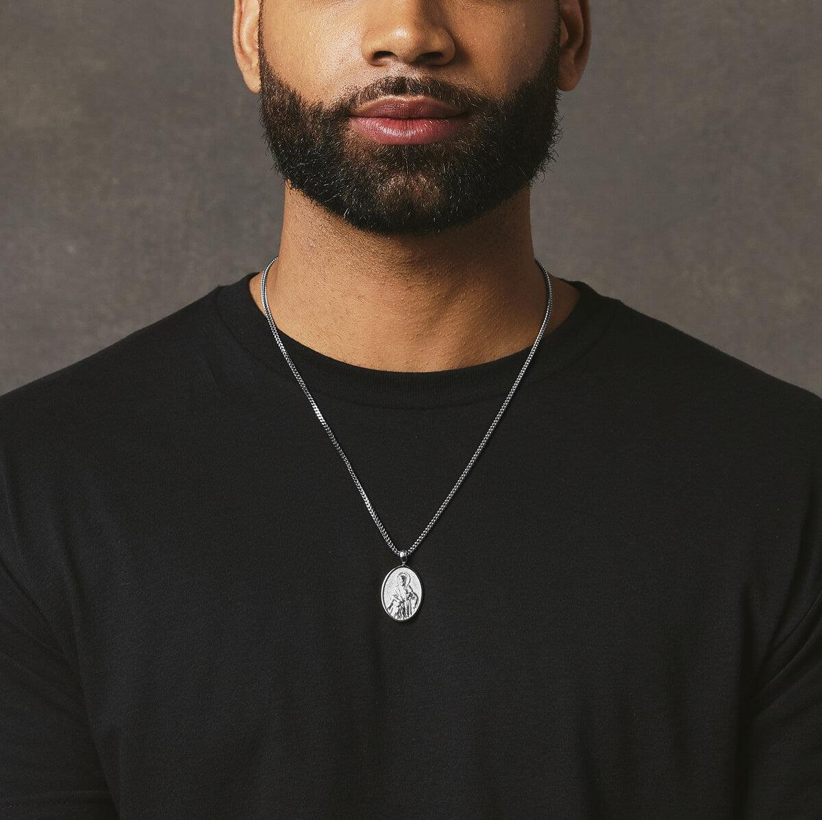 St. Peter Pendant - White Gold - Marcozo