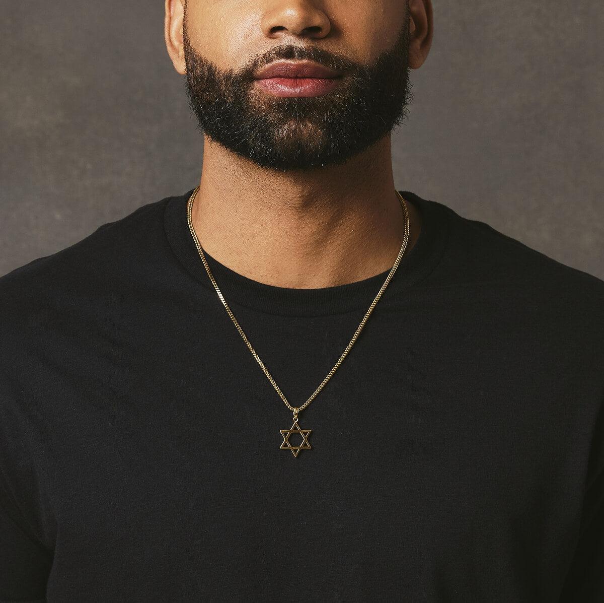 Star of David Pendant - Gold - Marcozo