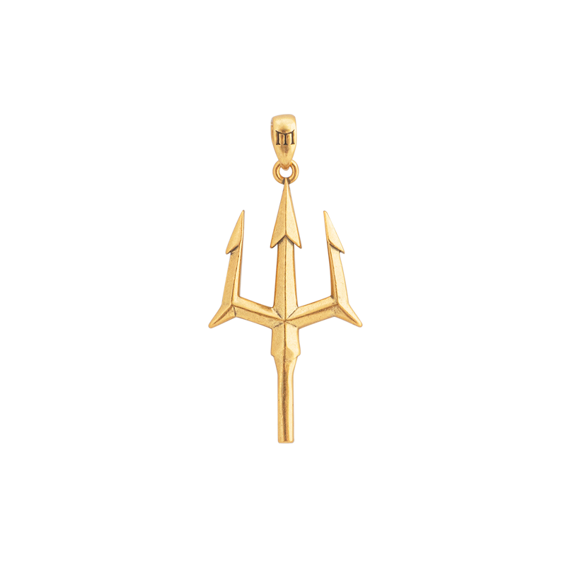 Trident Pendant Vermeil