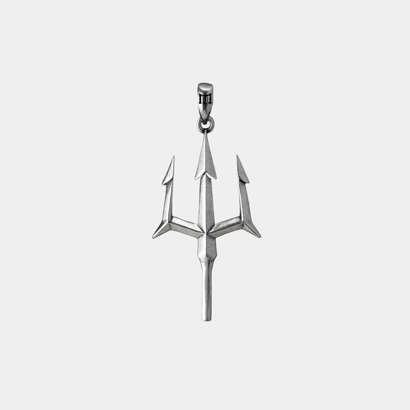 Trident Pendant Sterling Silver