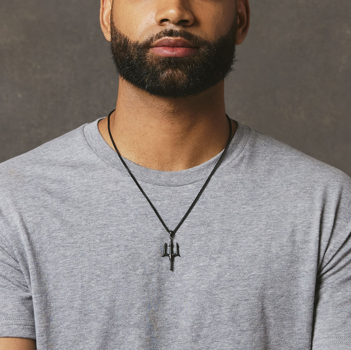 Trident Pendant - Black - Marcozo