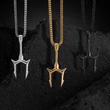 Bident Pendant - Gold - Marcozo