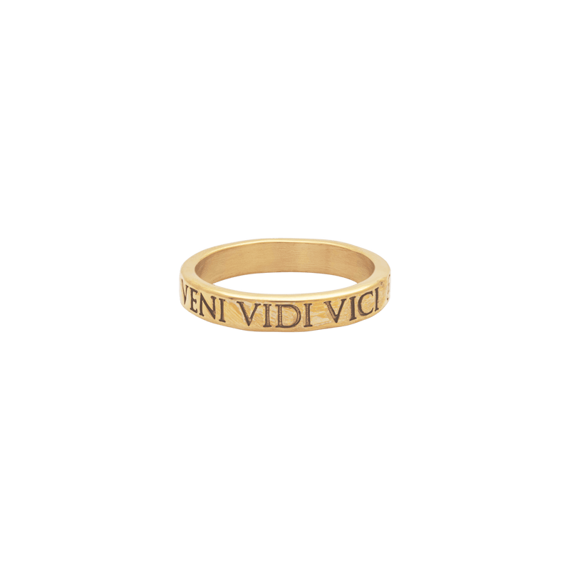 Veni Vidi Vici Ring - Gold
