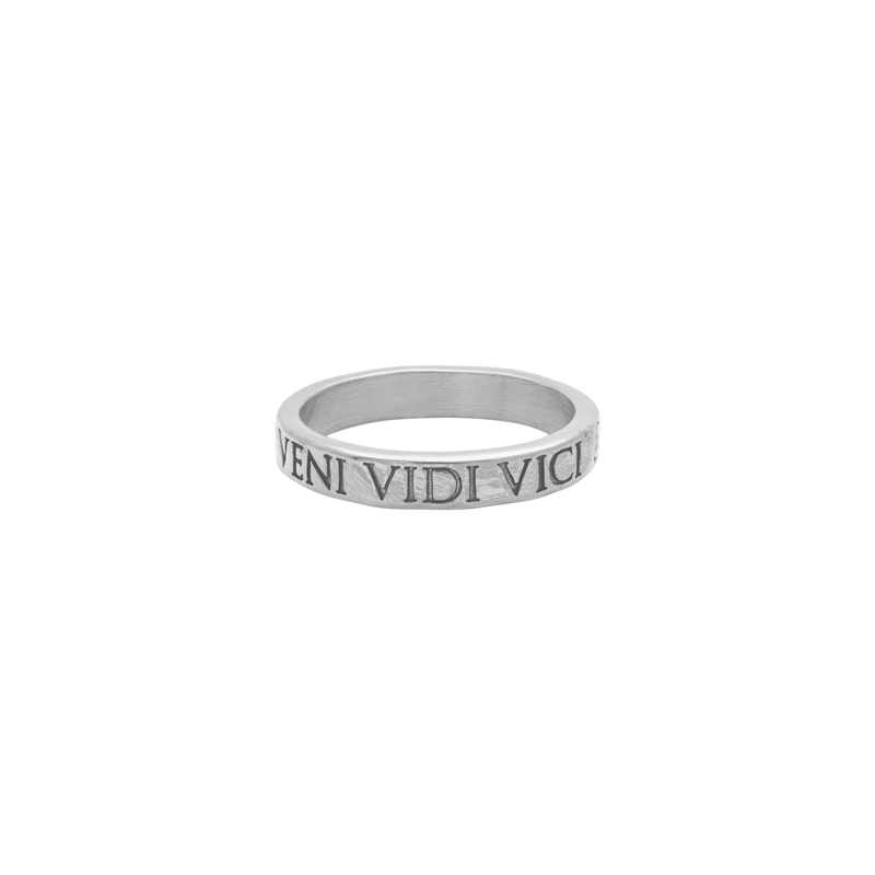 Veni Vidi Vici Ring - White Gold