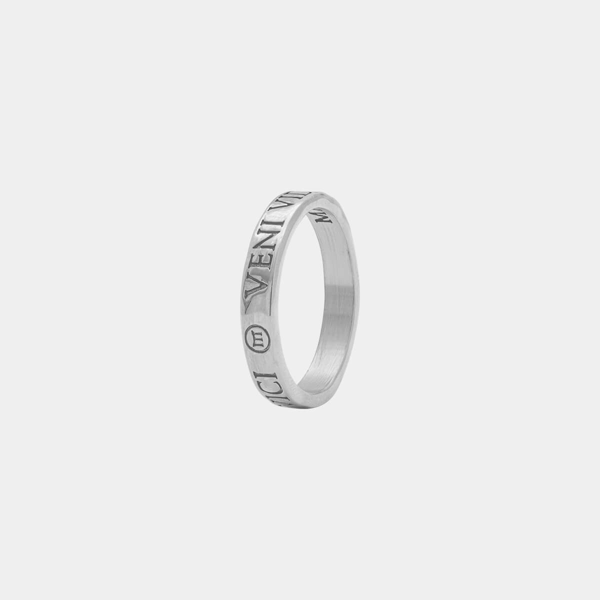 Veni Vidi Vici Ring - White Gold - Marcozo
