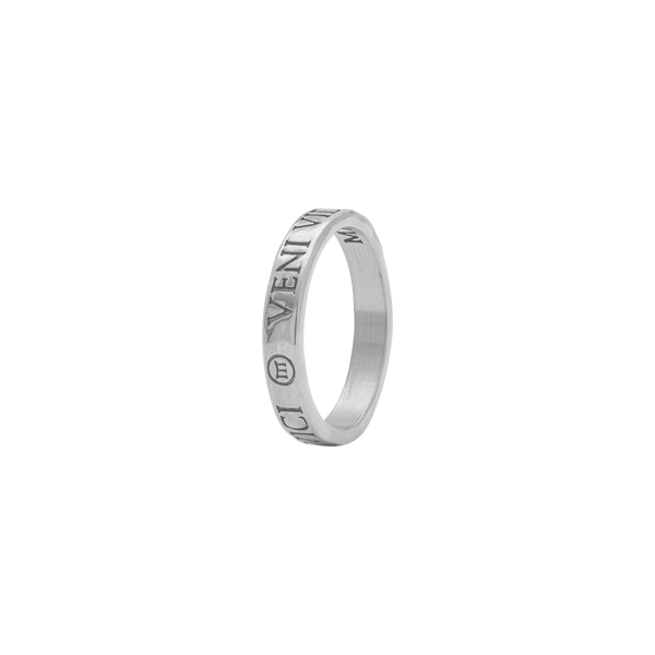 Veni Vidi Vici Ring - White Gold