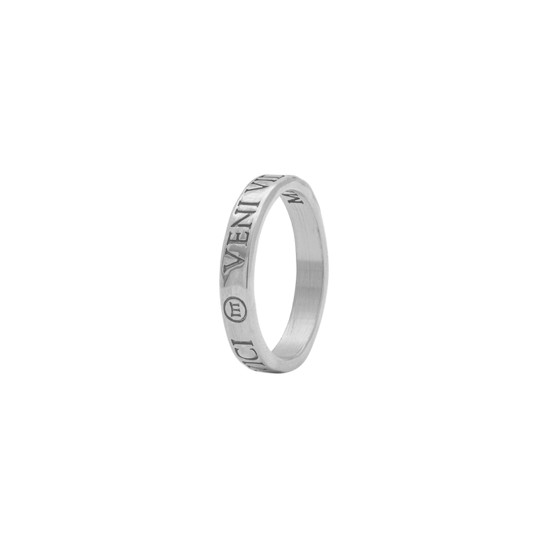 Veni Vidi Vici Ring - White Gold