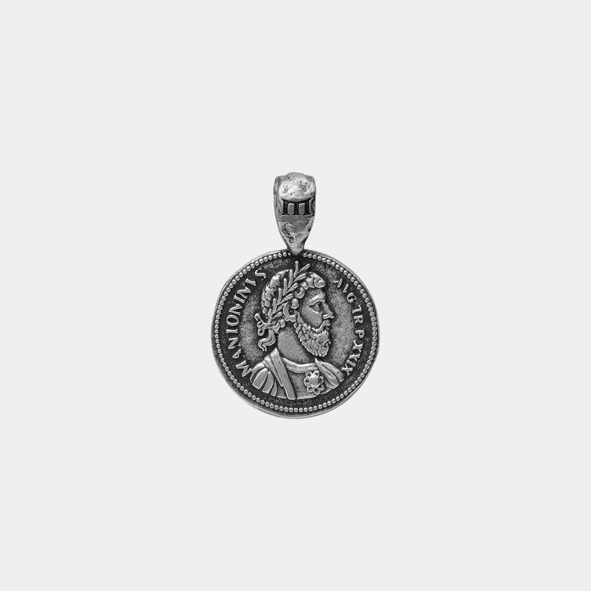 Marcus Aurelius Pendant - Ancient Silver - Marcozo