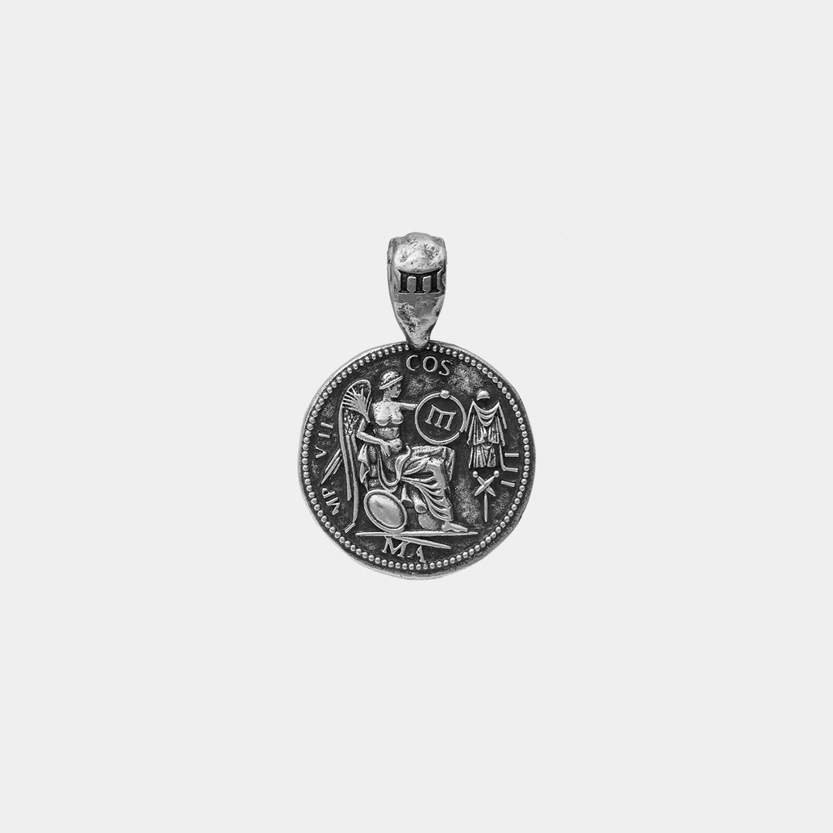 Marcus Aurelius Pendant - Ancient Silver - Marcozo