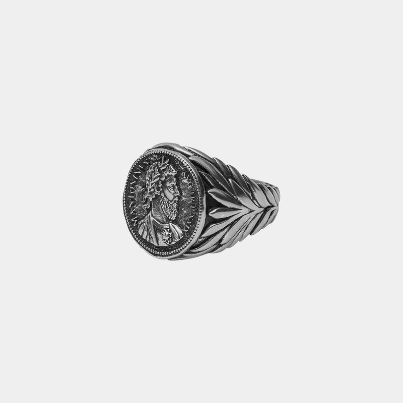 Marcus Aurelius Ring - Ancient Silver - Marcozo