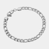Figaro Bracelet - White Gold - Marcozo