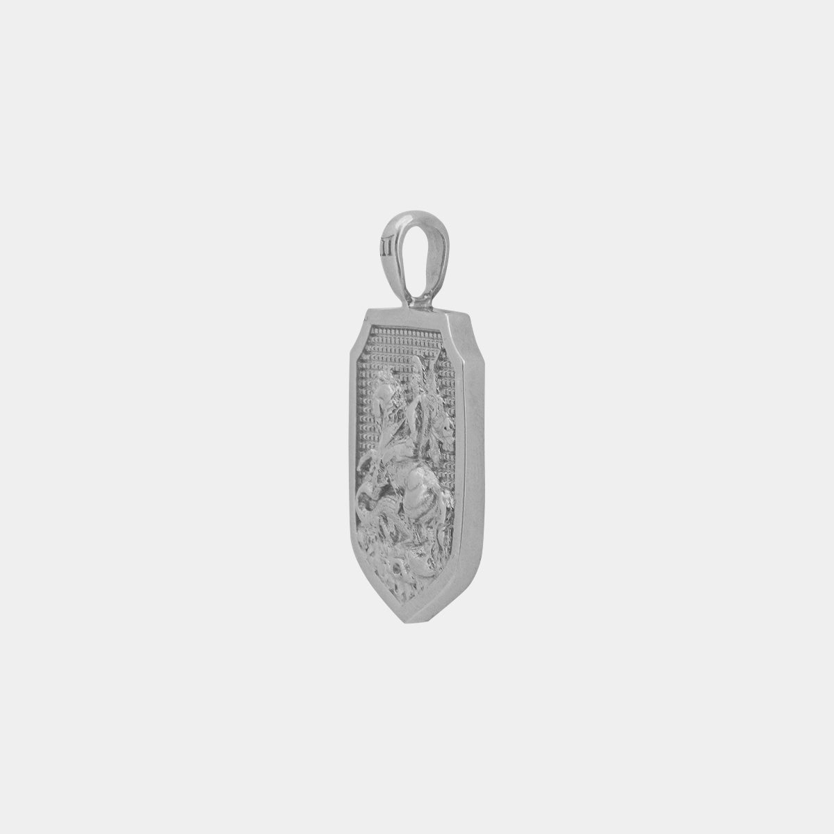 St. George Pendant - White Gold - Marcozo