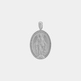 St. Mary Pendant - White Gold - Marcozo