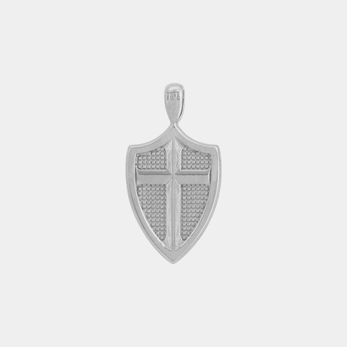 St. Michael Pendant - White Gold - Marcozo