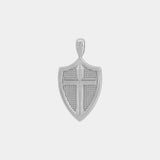 St. Michael Pendant - White Gold - Marcozo