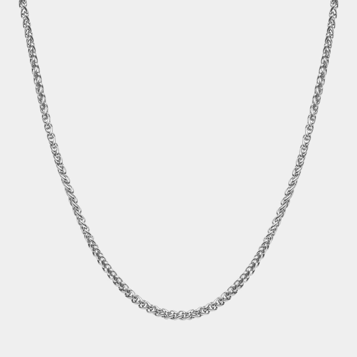 Wheat Chain - White Gold - Marcozo