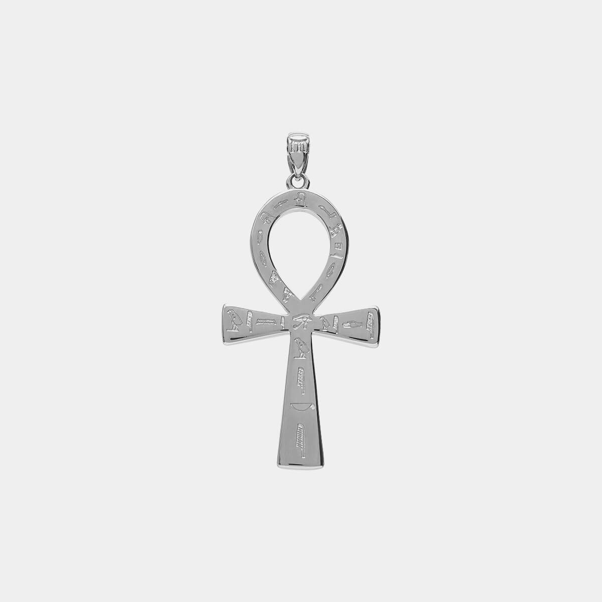 Ankh Pendant - White Gold - Marcozo