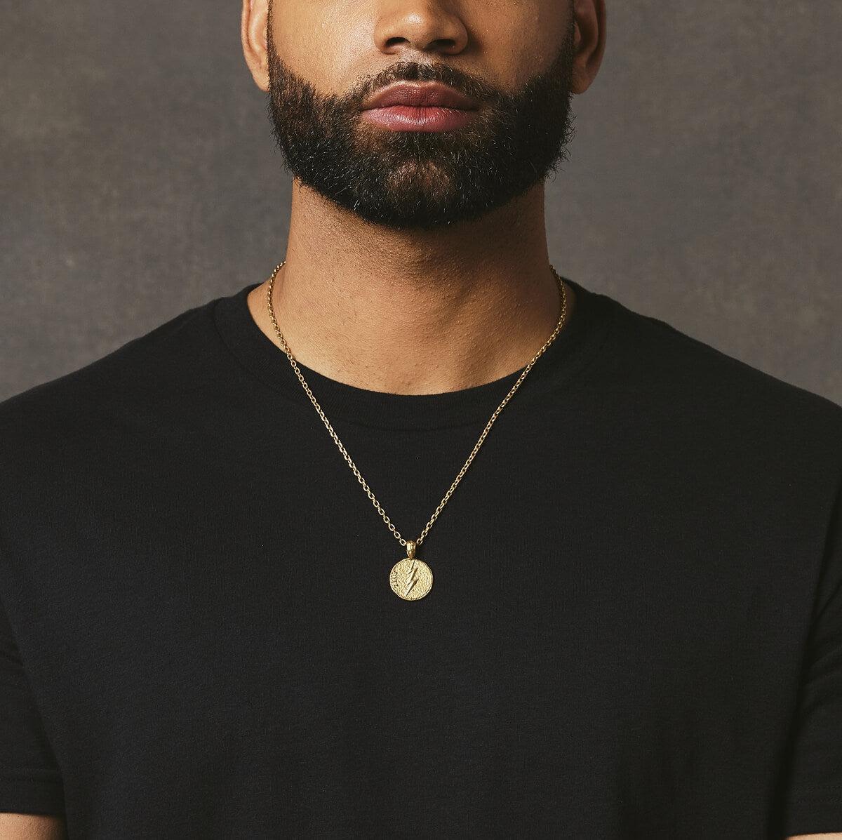 Zeus Pendant - Ancient Gold - Marcozo