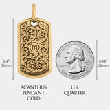 Acanthus Pendant - Gold - Marcozo