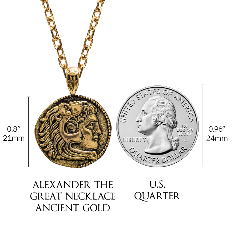 Alexander The Great Pendant - Ancient Gold