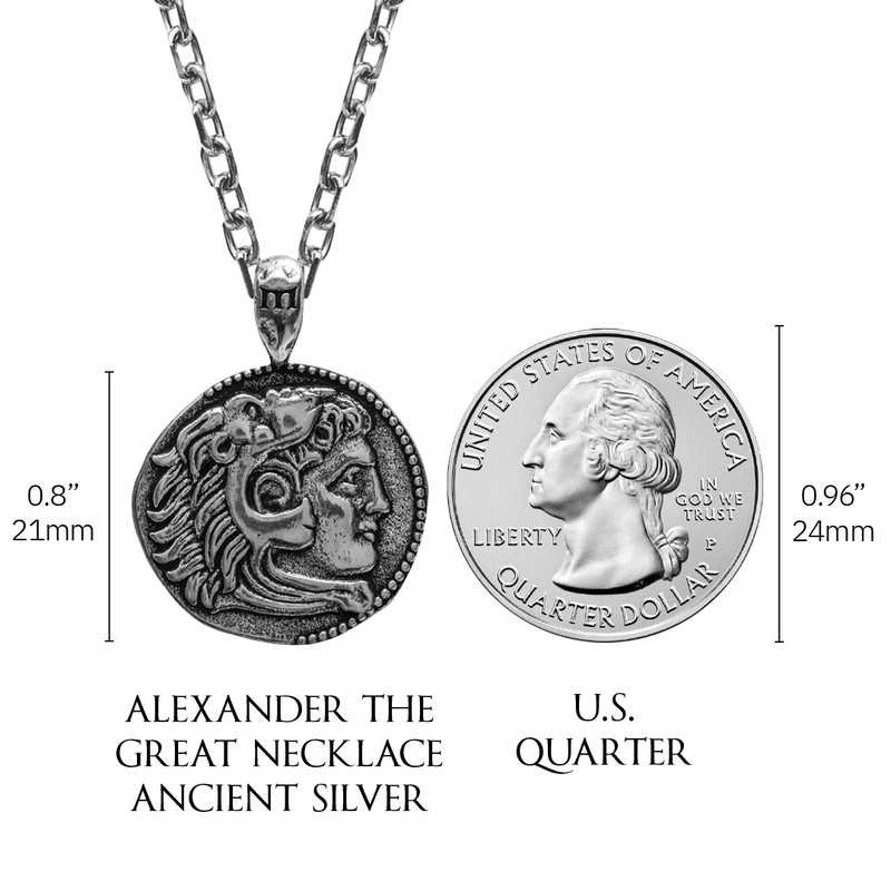 Alexander The Great Pendant - Ancient Silver