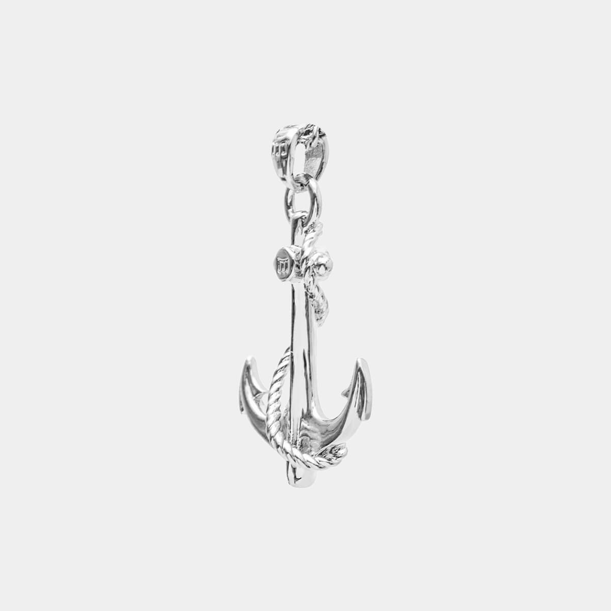 Anchor Pendant - White Gold - Marcozo