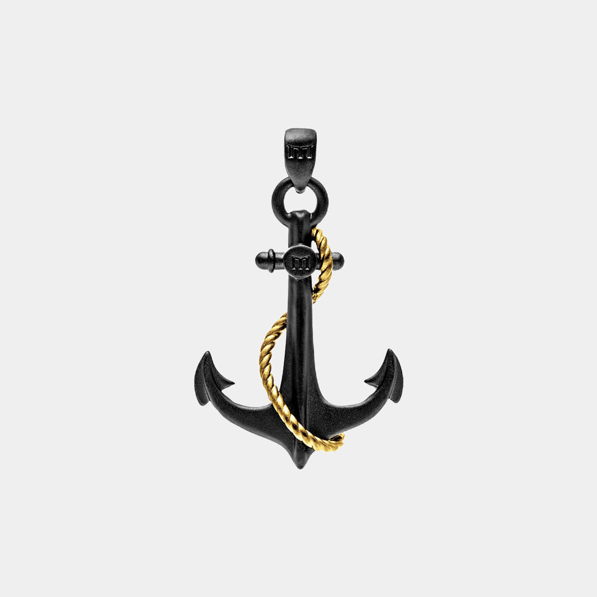 Anchor Pendant - Black - Marcozo