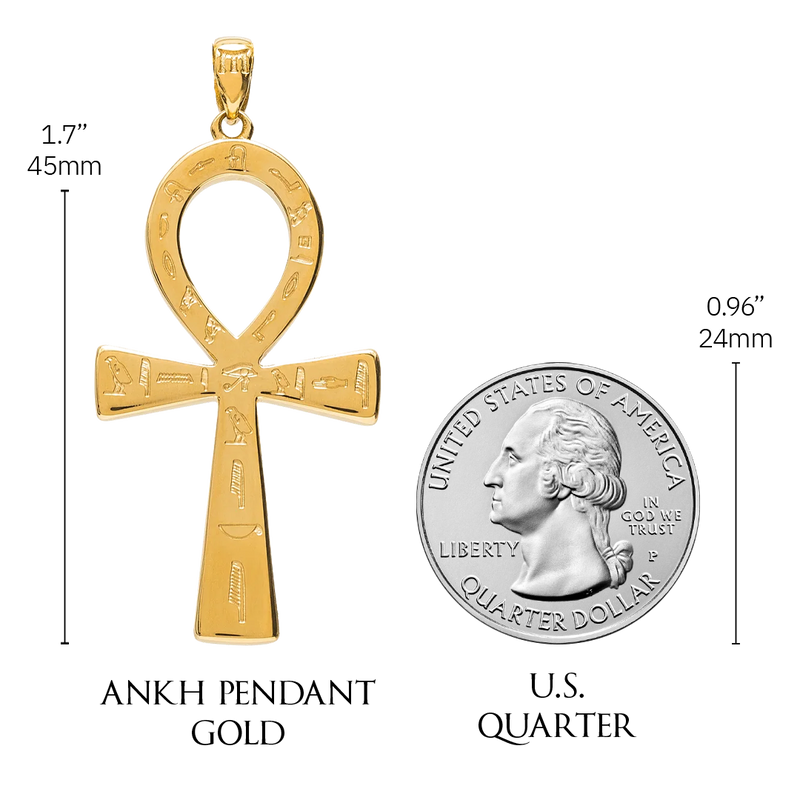 Ankh Pendant - Gold