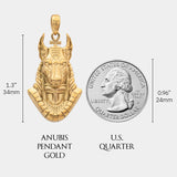 Anubis Pendant - Gold - Marcozo