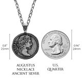 Augustus Pendant - Ancient Silver - Marcozo