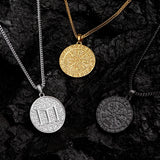 Vegvisir Pendant - White Gold - Marcozo