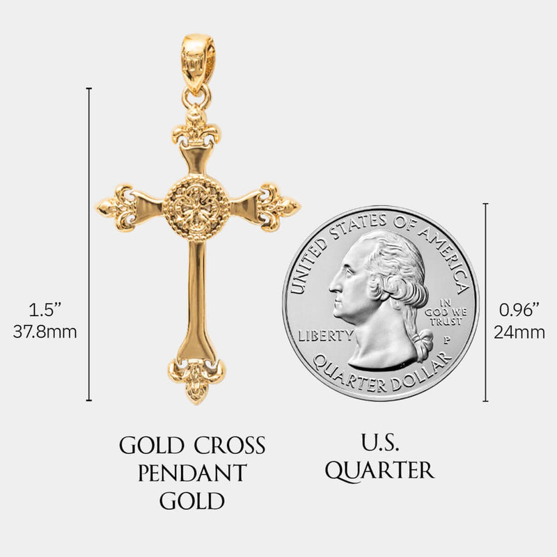 Cross Pendant - Gold - Marcozo