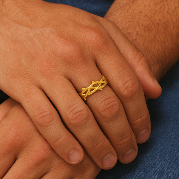 Crown of Thorns Ring - Gold