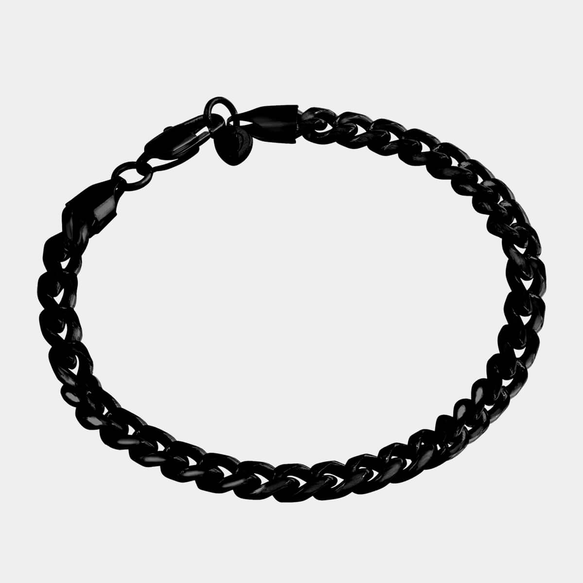 Cuban Link Bracelet - Black - Marcozo