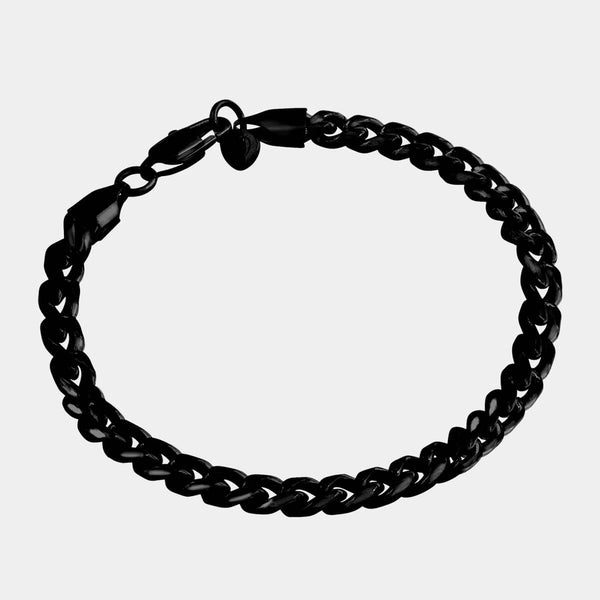 Cuban Link Bracelet - Black - Marcozo