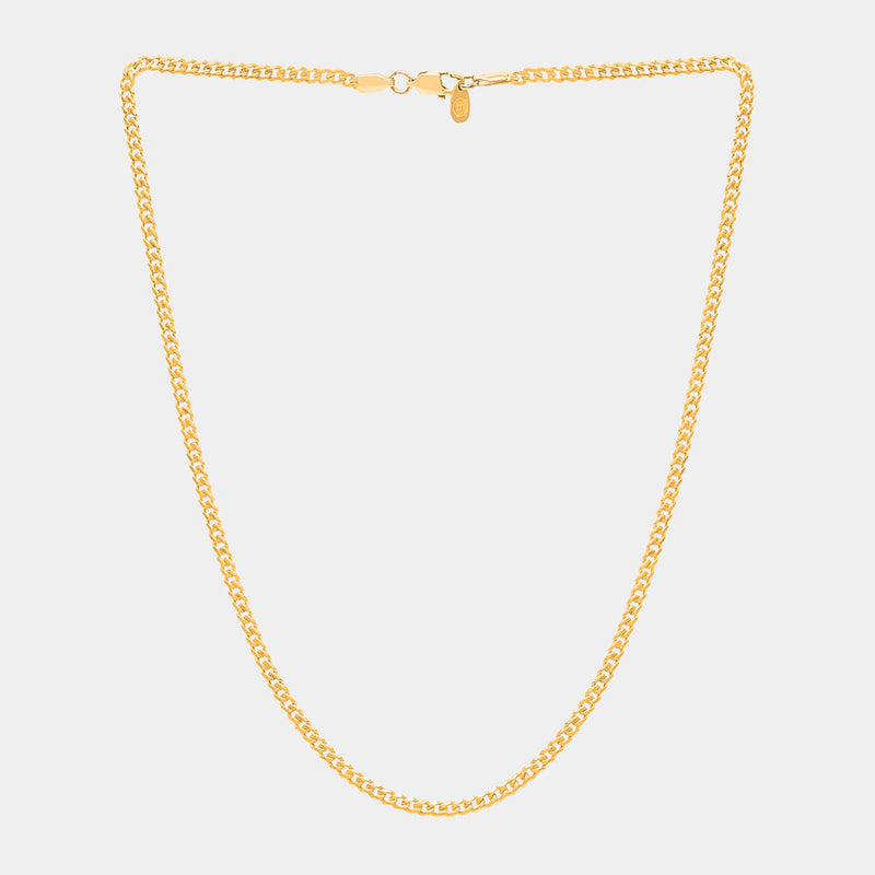 Cuban Link Chain - Gold (3mm) - Marcozo