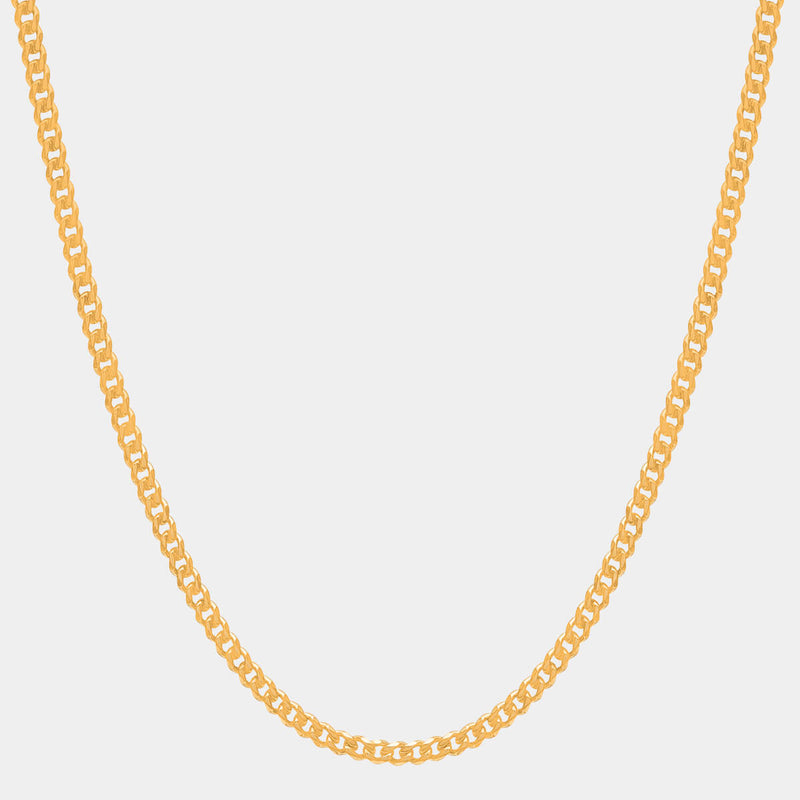 Cuban Link Chain - Gold (3mm) - Marcozo