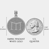 Empire Pendant - White Gold - Marcozo