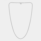 Franco Chain (2mm) - White Gold - Marcozo