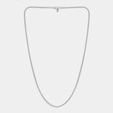 Franco Chain (2.5mm) - White Gold - Marcozo