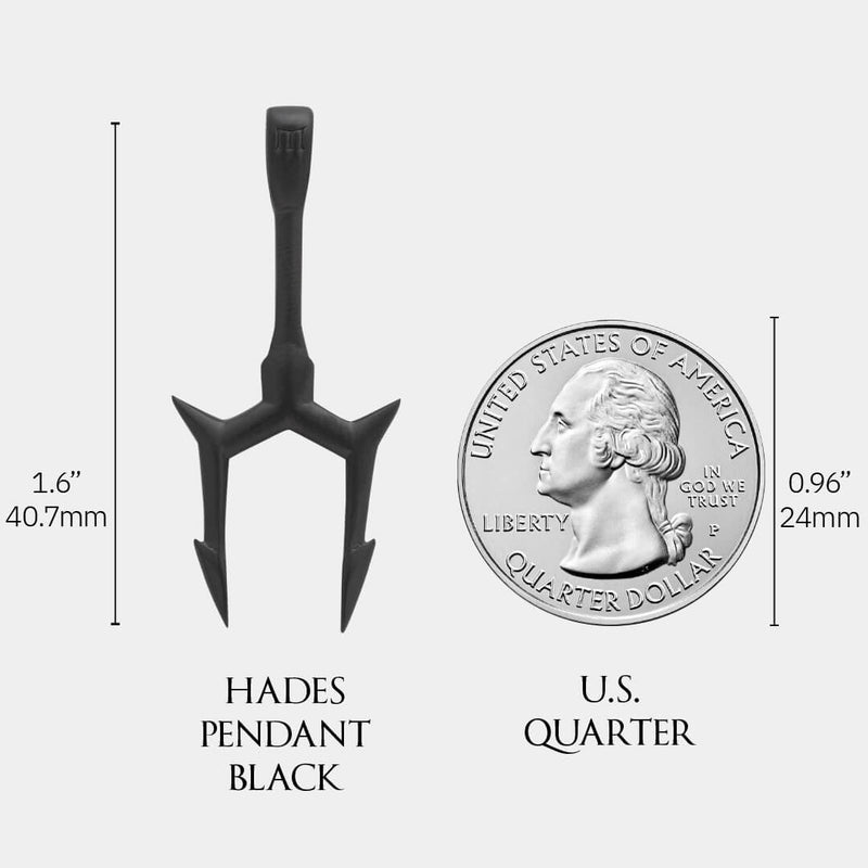 Bident Pendant - Black - Marcozo