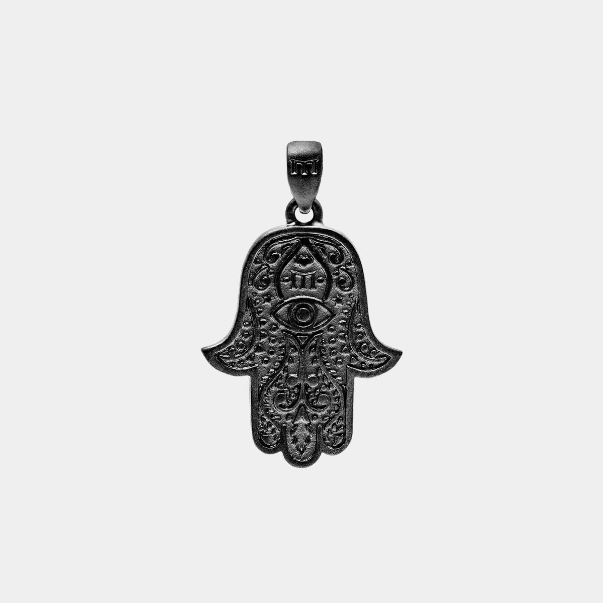 Hamsa Pendant - Black - Marcozo