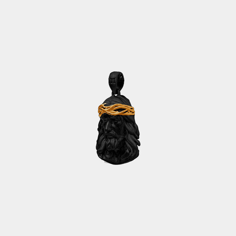 Jesus Pendant - Black - Marcozo