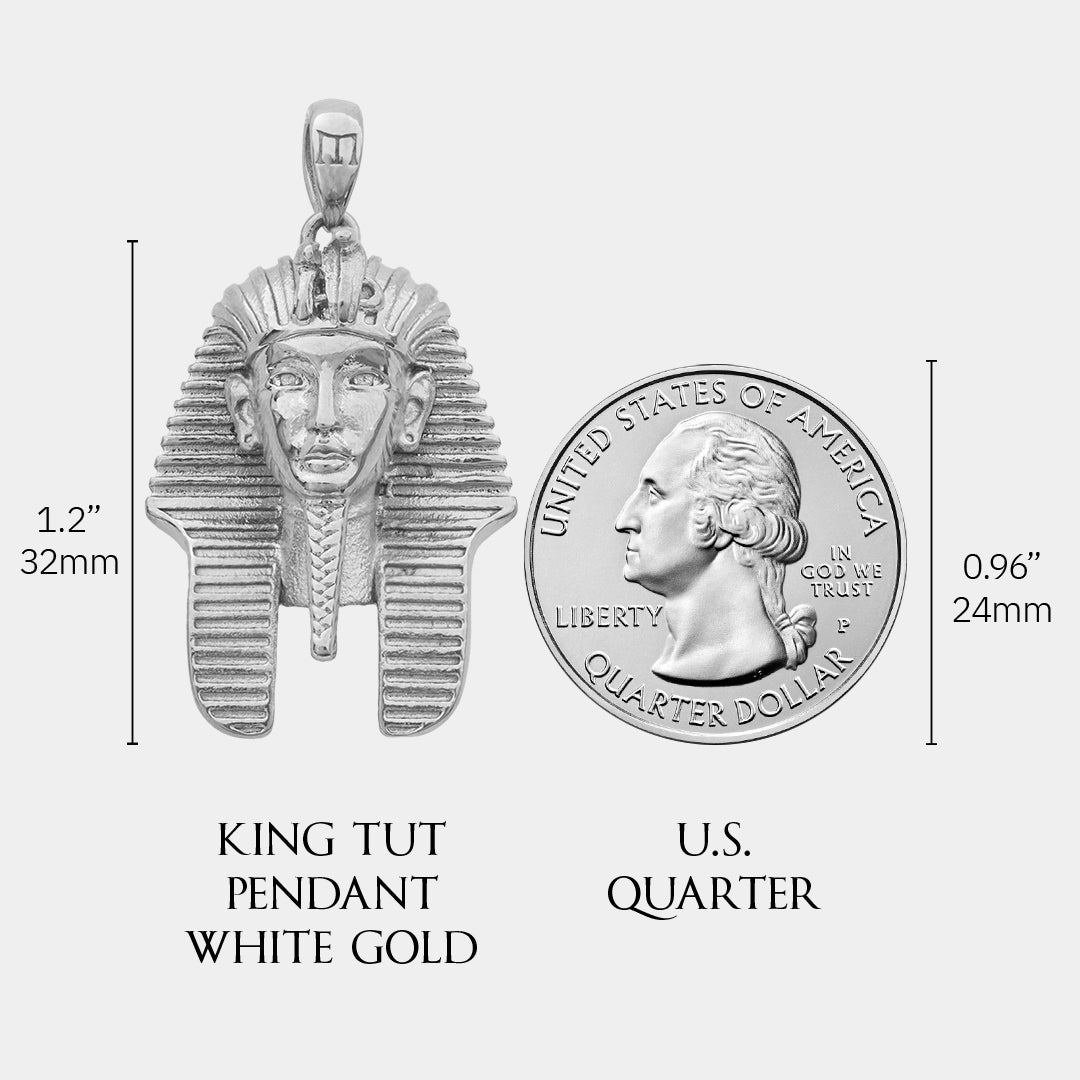 King Tut Pendant - White Gold - Marcozo