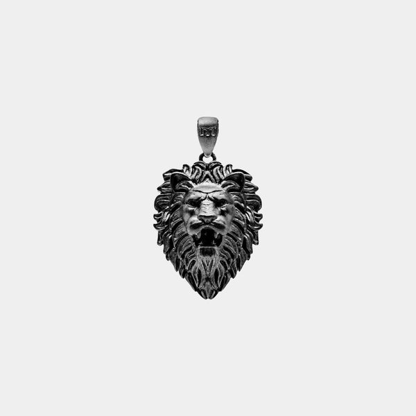 Lion Pendant - Black