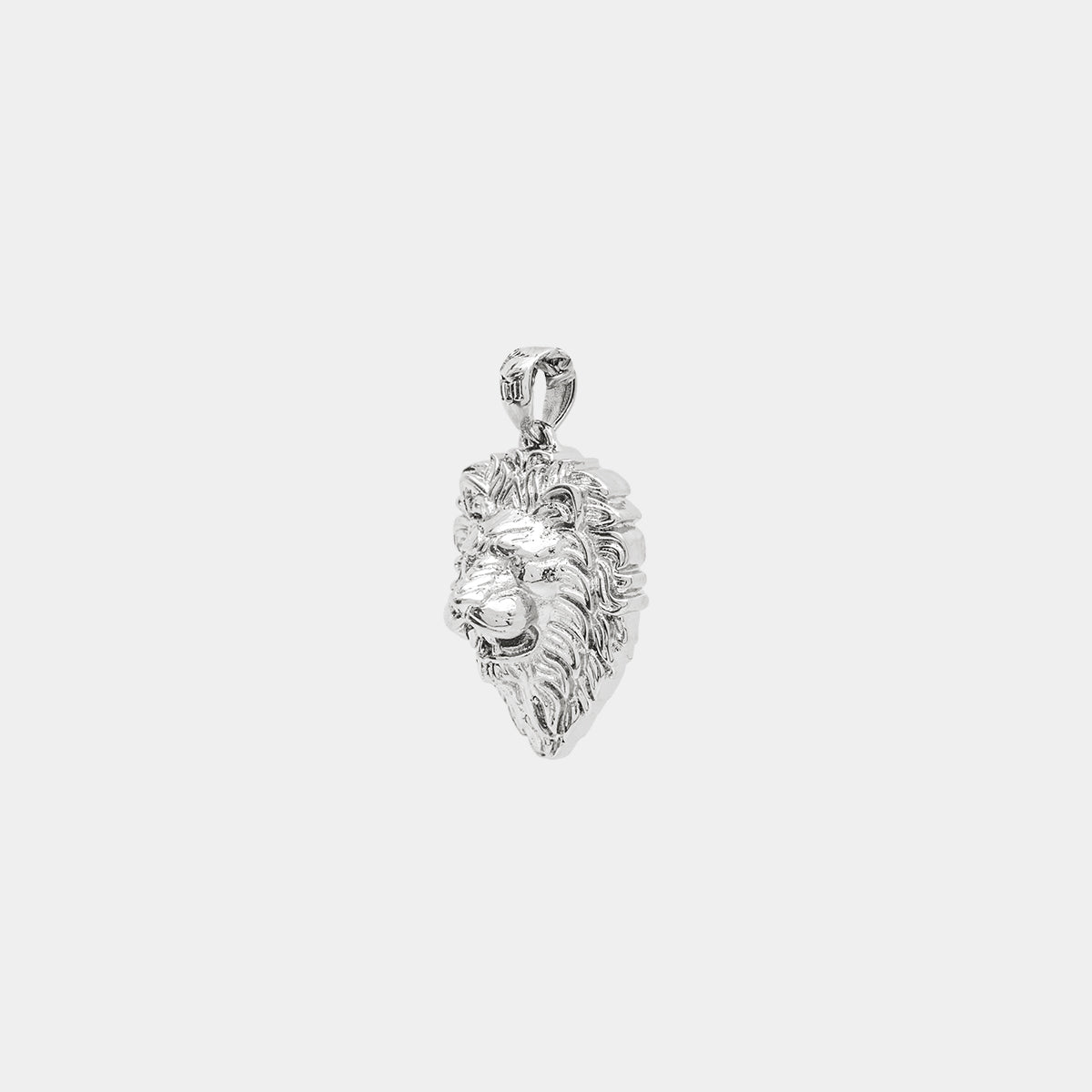 Lion Pendant - White Gold - Marcozo