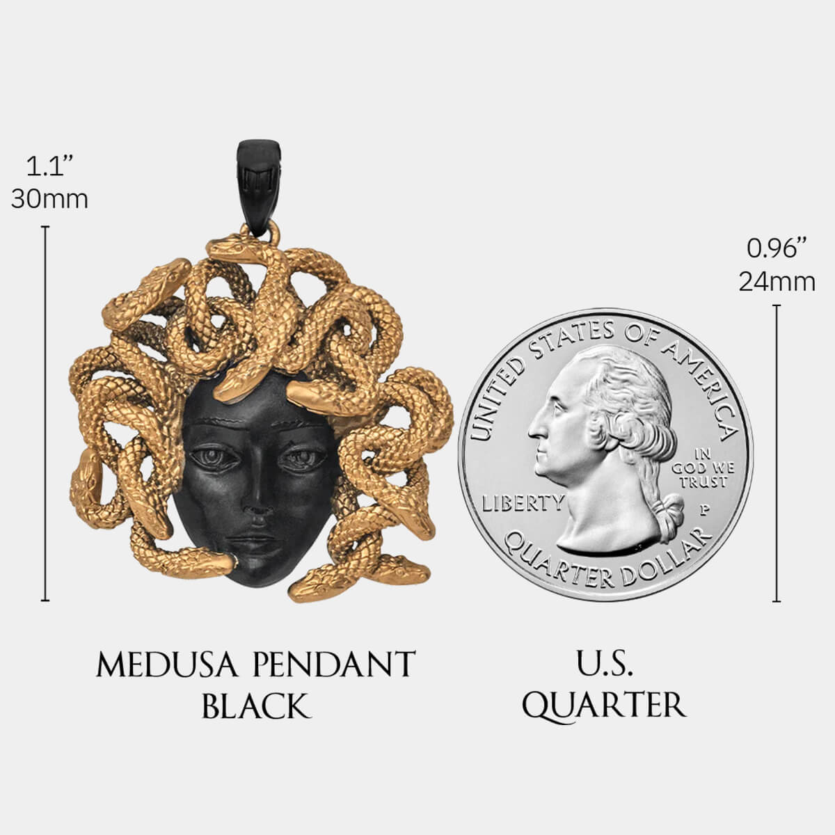Medusa head pendant deals