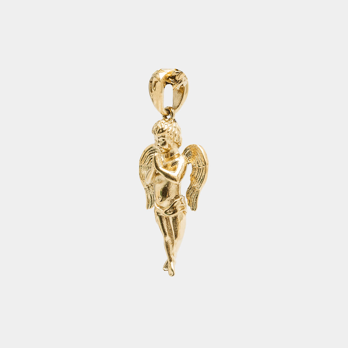 Micro Angel Pendant - Gold - Marcozo