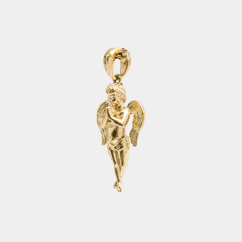 Micro Angel Pendant - Gold